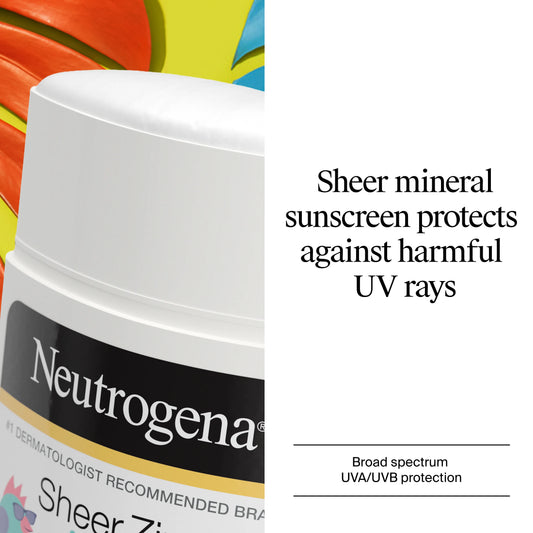 Neutrogena® Sheer Zinc Kids Mineral Sunscreen Stick Broad Spectrum SPF 50+, 1.5 Oz - US 6026