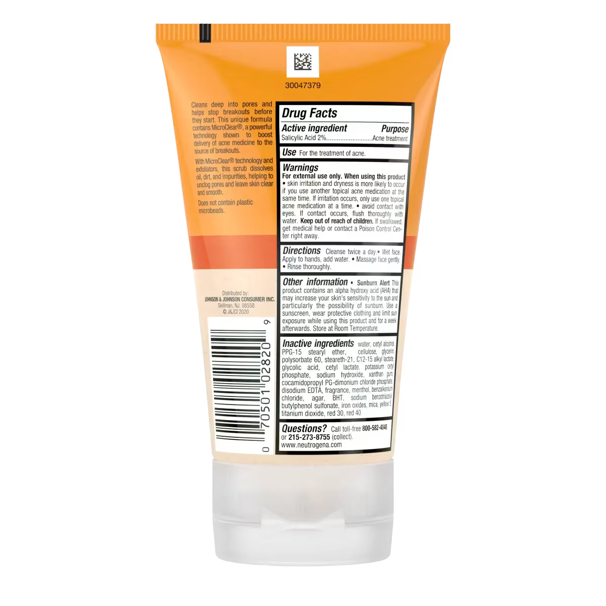 Neutrogena® Oil-Free Acne Wash Daily Scrub, 4.2 Fl. Oz - US 7683