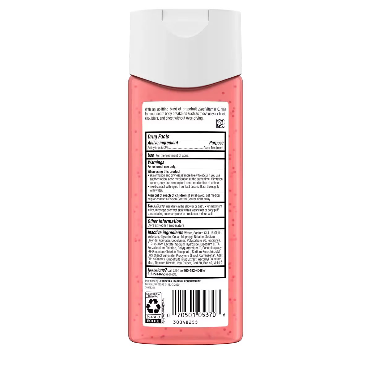 Neutrogena® Body Clear Body Wash Pink Grapefruit, 8.5 Fl. Oz - US 6855