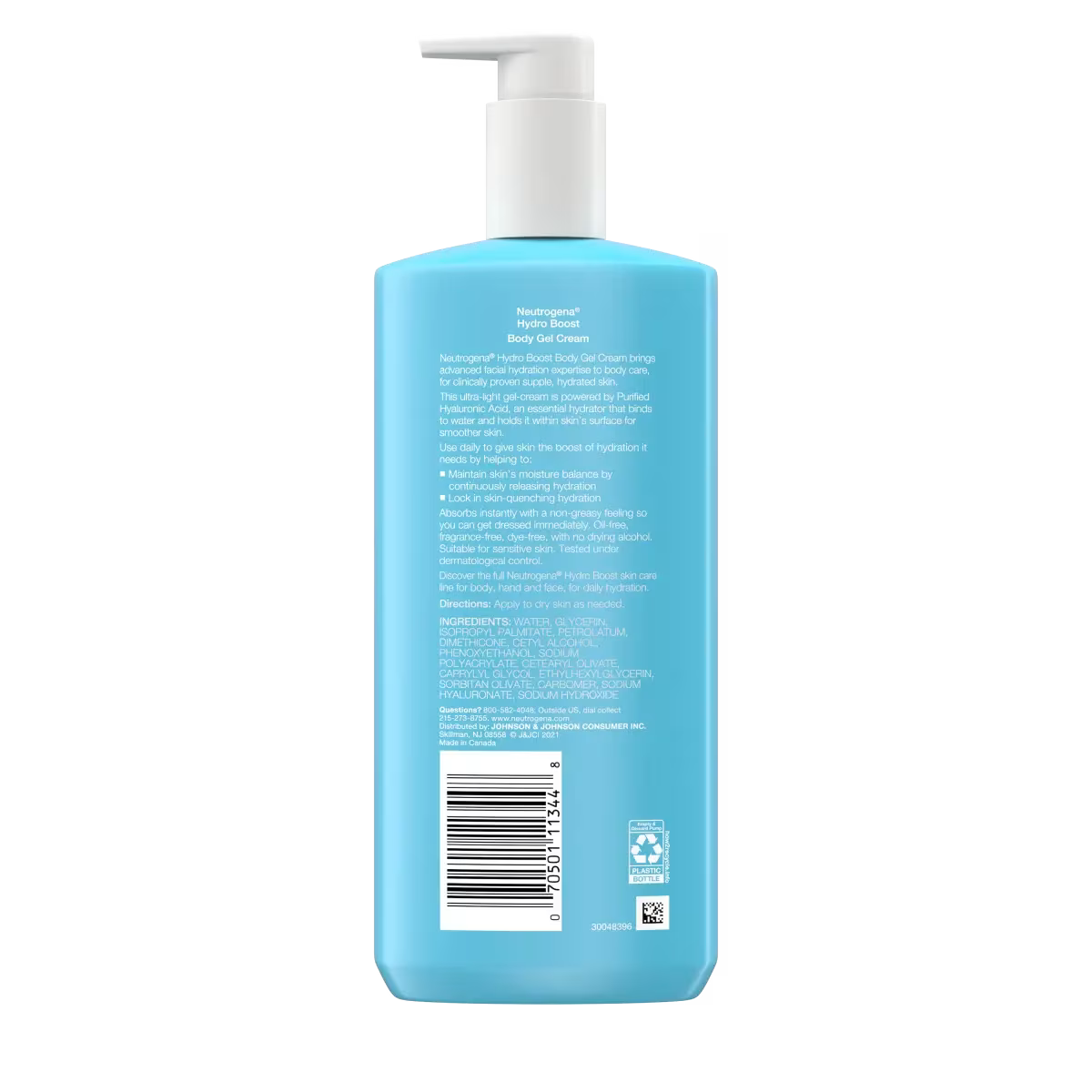 Neutrogena® Hydro Boost Body Gel Cream Fragrance-Free, 16 Oz - US 5688