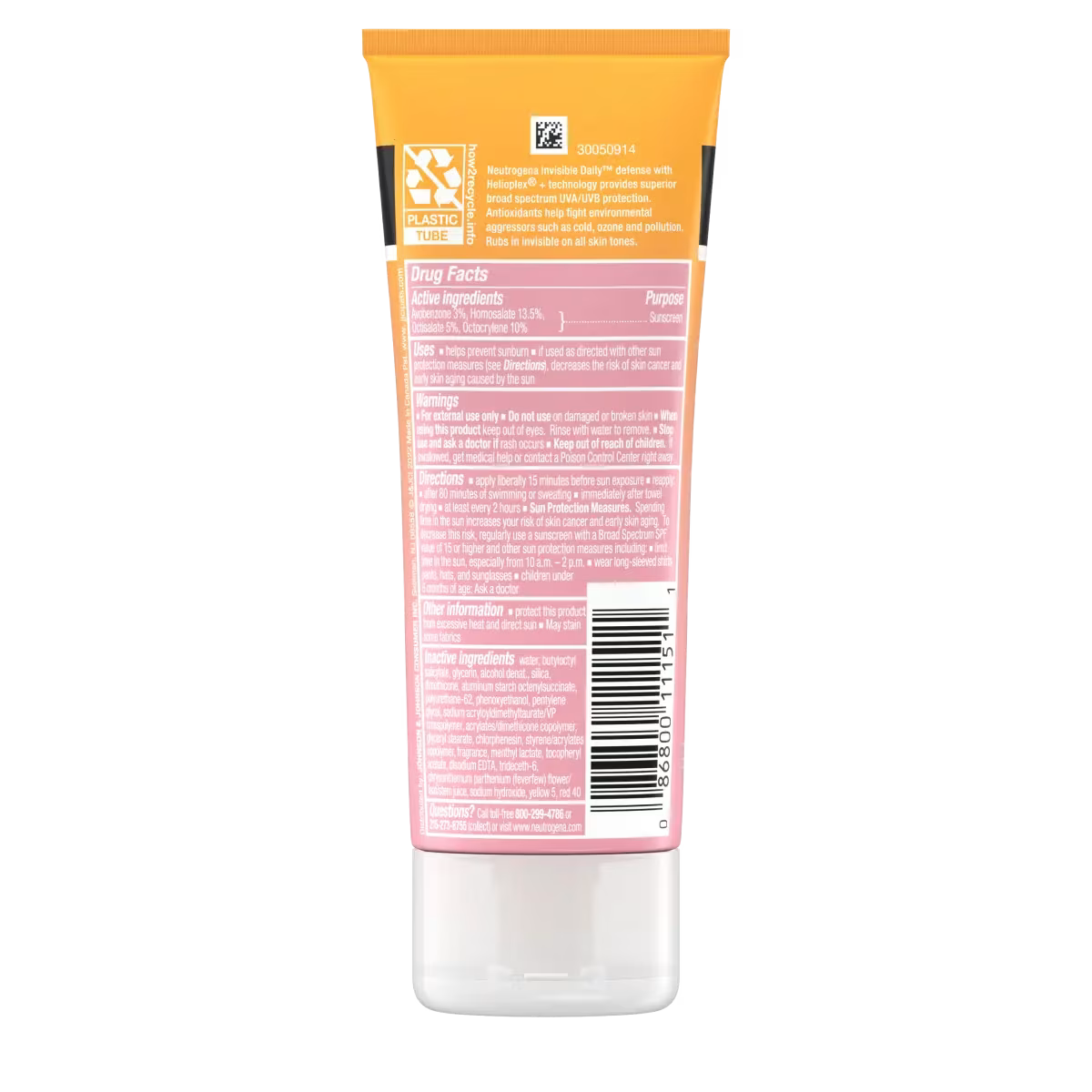 Invisible Daily Defense Sunscreen Lotion SPF 60+ - US 7860