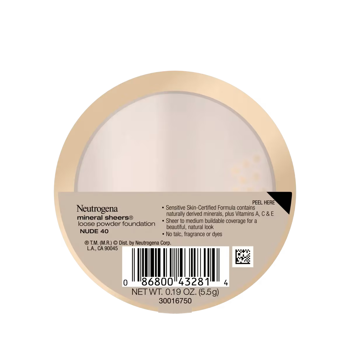 Neutrogena Mineral Sheers Loose Powder Foundation, Nude 40, .19 Oz - US 0608