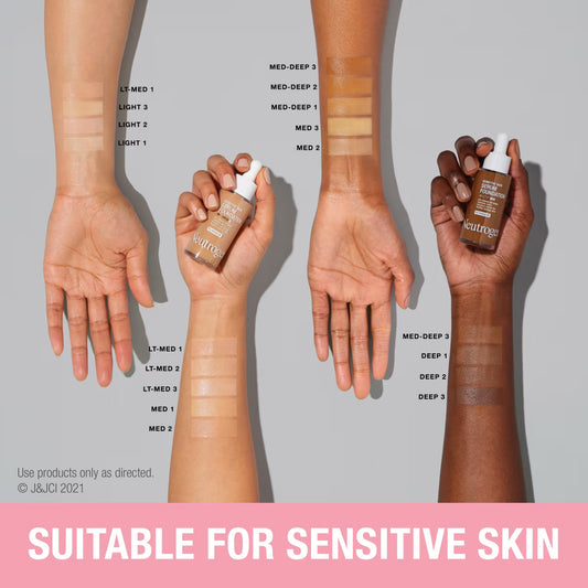 Neutrogena® Healthy Skin Sensitive Skin Serum Foundation, Medium 02, 1 Oz - US 5979