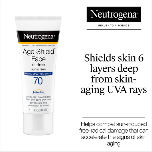 Neutrogena® Age Shield Face Lotion Sunscreen Broad Spectrum SPF 70, 3 Fl. Oz - US 9206