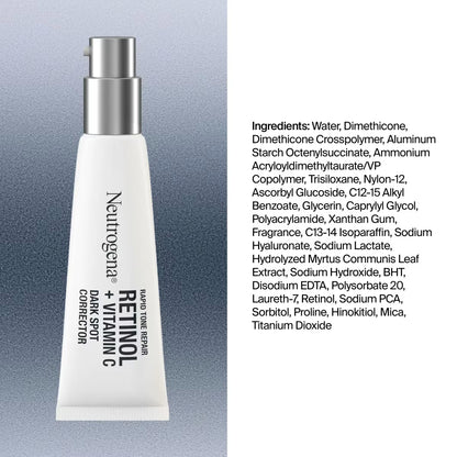 Neutrogena® Rapid Tone Repair Retinol + Vitamin C Dark Spot Corrector, 1 Oz - US 2927