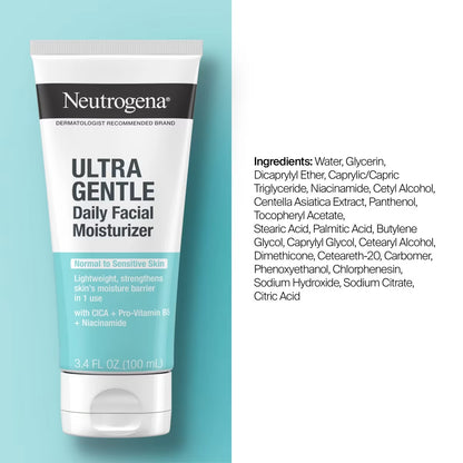 Neutrogena® Ultra Gentle Daily Facial Moisturizer 3.4 Fl. Oz - US 3428