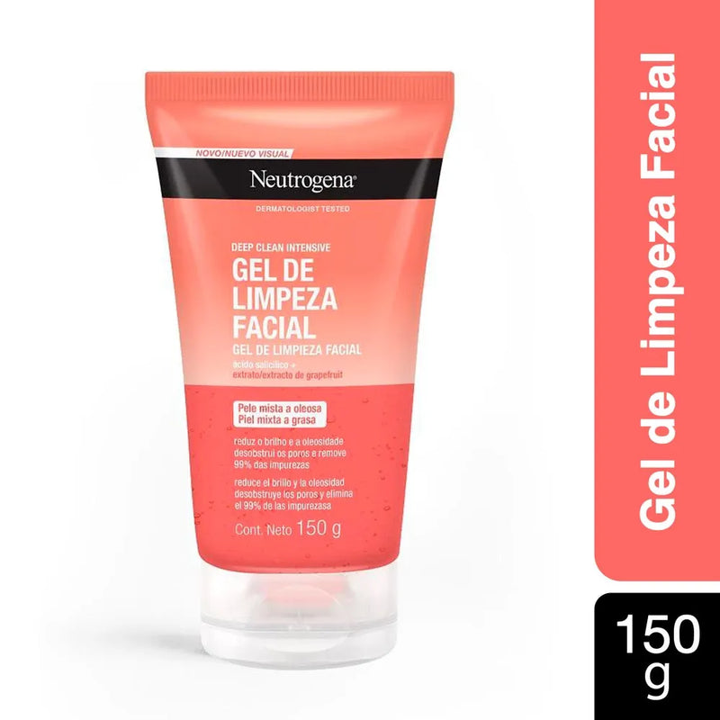 Sabonete Facial Neutrogena Deep Clean Gel Grapefruit 150g