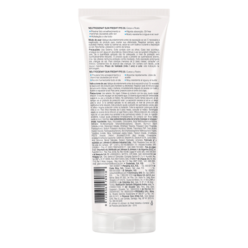 Protetor Solar Neutrogena Sun Fresh FPS 30 200ml