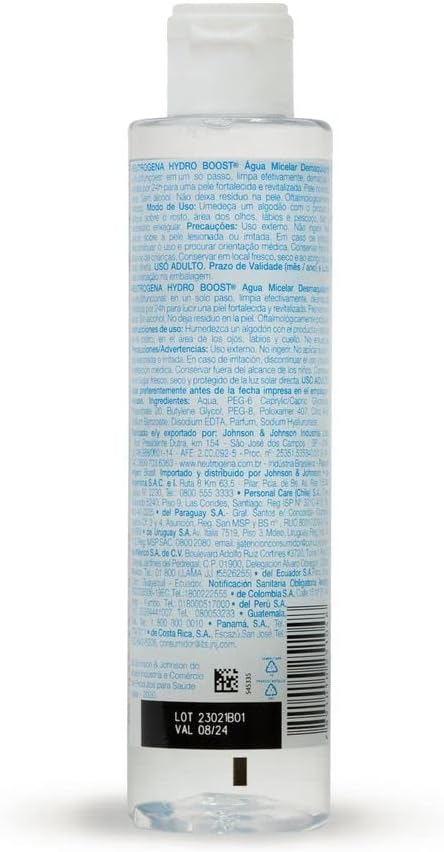 Neutrogena Água Micelar Demaquilante Hydro Boost, 200ml