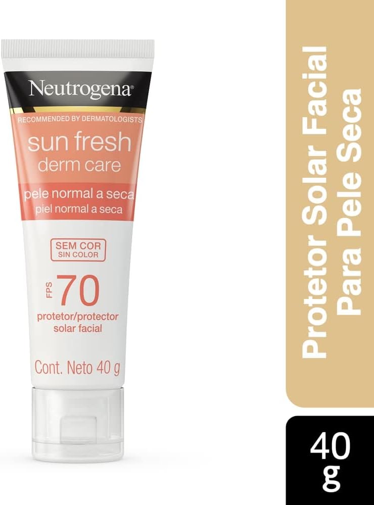 Protetor Solar Neutrogena Sunfresh Derm Care Dry Skin Sem Cor FPS 70 40g
