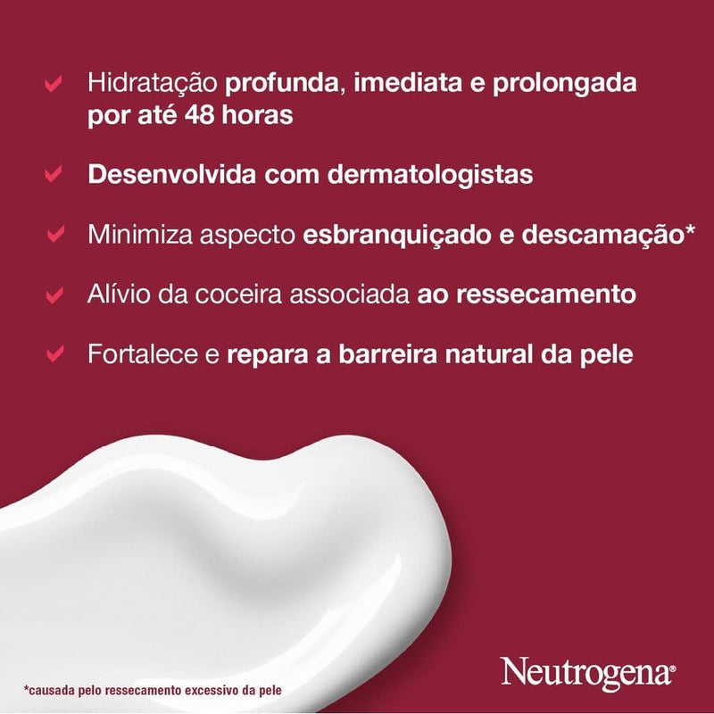 Neutrogena Norwegian Hidratante Corporal Intensivo Sem Fragrância, 400ml