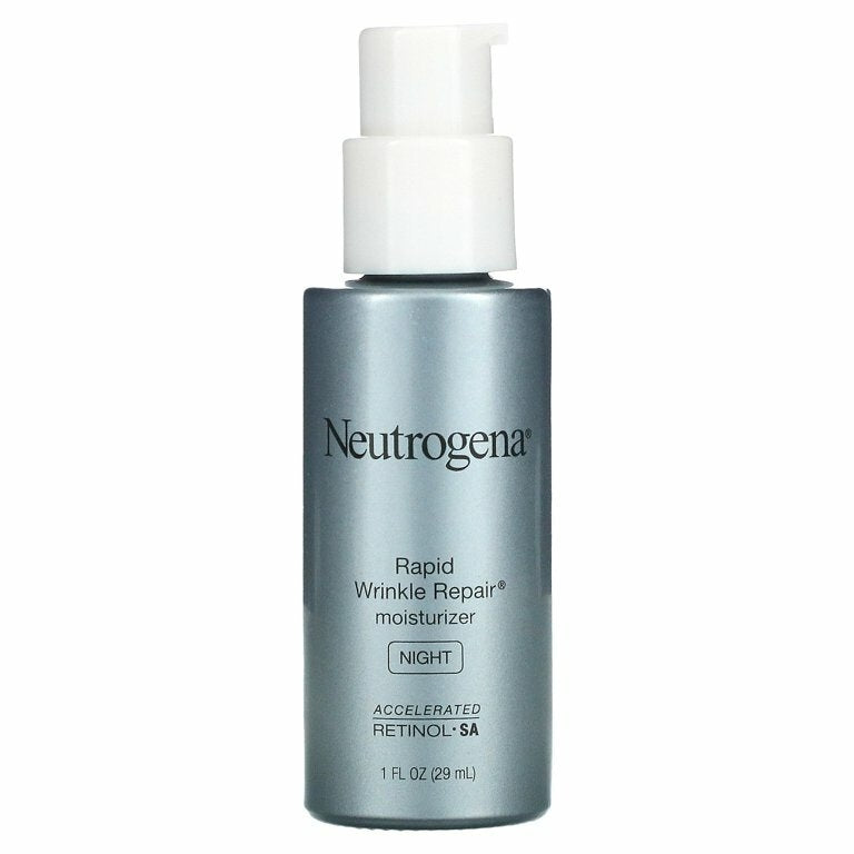 Sérum Hidratante Noturno Neutrogena Rapid Wrinkle Repair, Moisturizer, Night, 1 fl oz (29 ml)