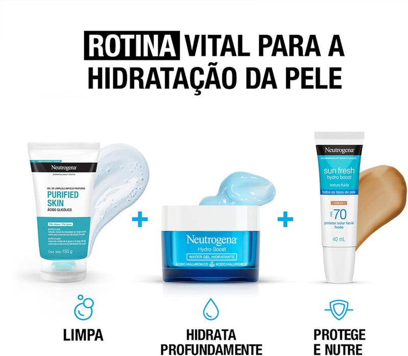 Protetor Solar Neutrogena Sun Fresh Hydro Boost Cor 2.0 FPS 70 40mL