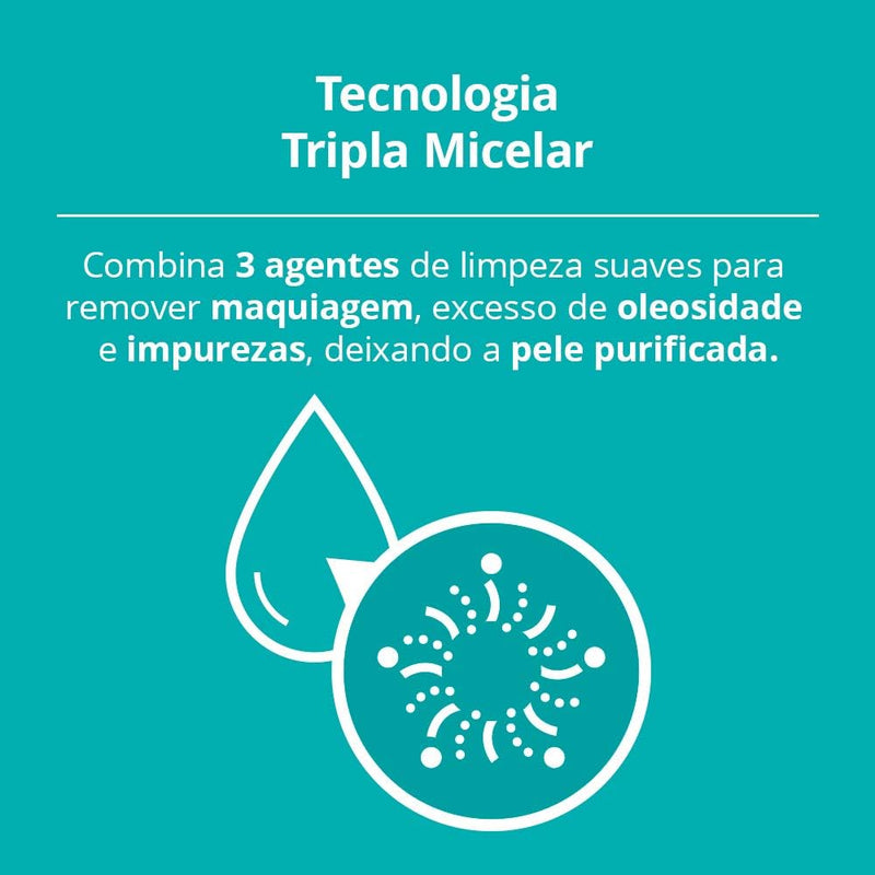 Neutrogena Água Micelar Demaquilante Purified Skin, 200ml