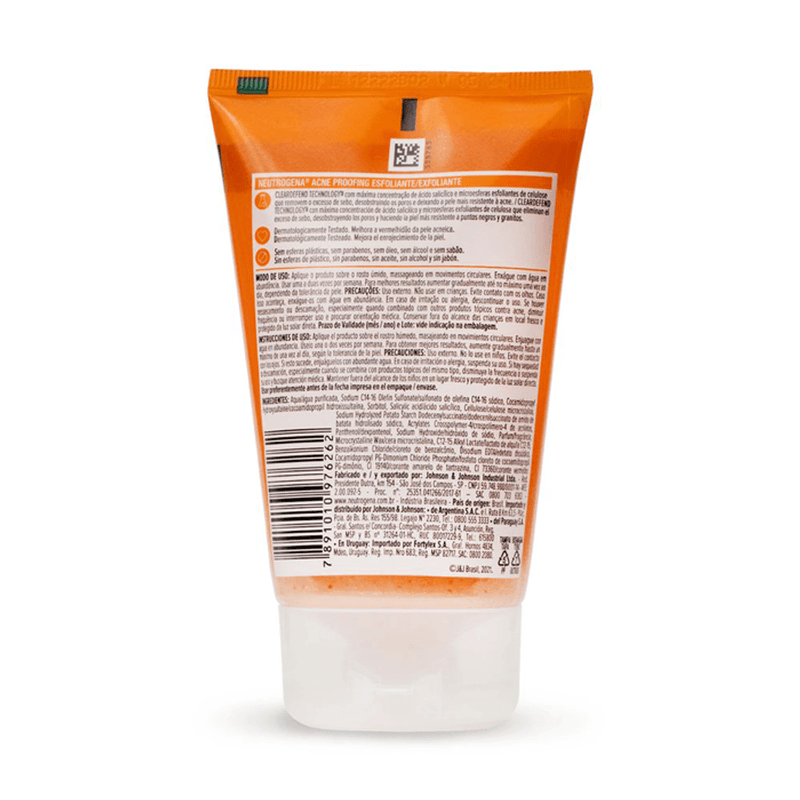 Esfoliante Facial Neutrogena Acne Proofing 100g