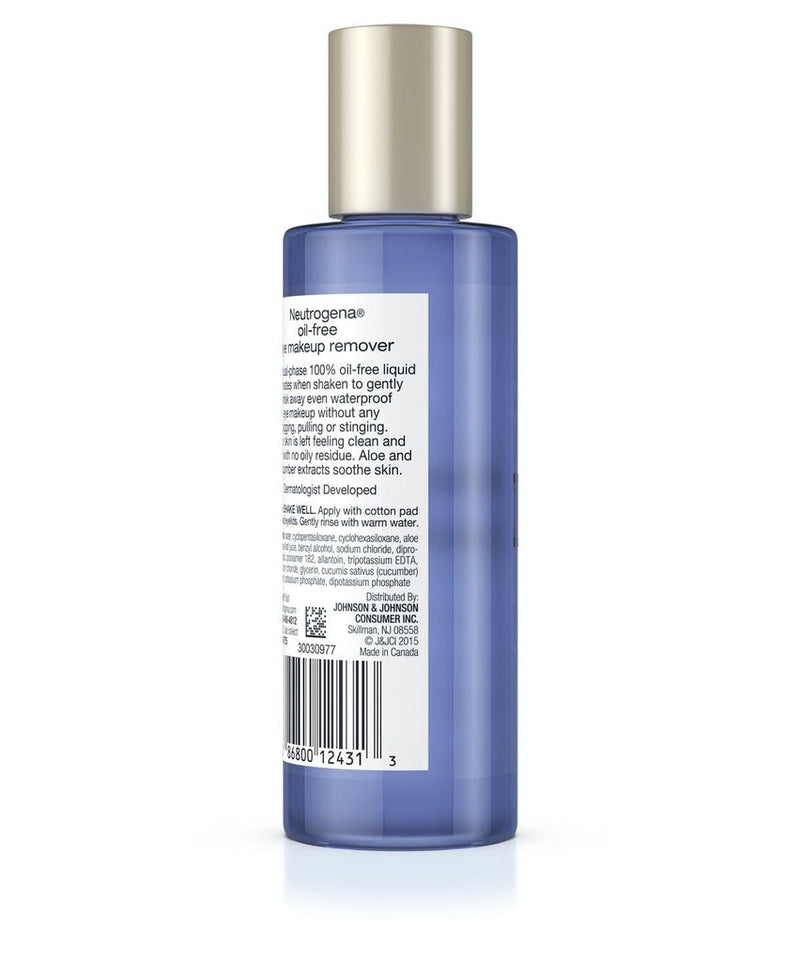 Demaquilante para Olhos Gentle Oil-Free Liquid Eye Makeup Remover for Waterproof Mascara Neutrogena 112ml