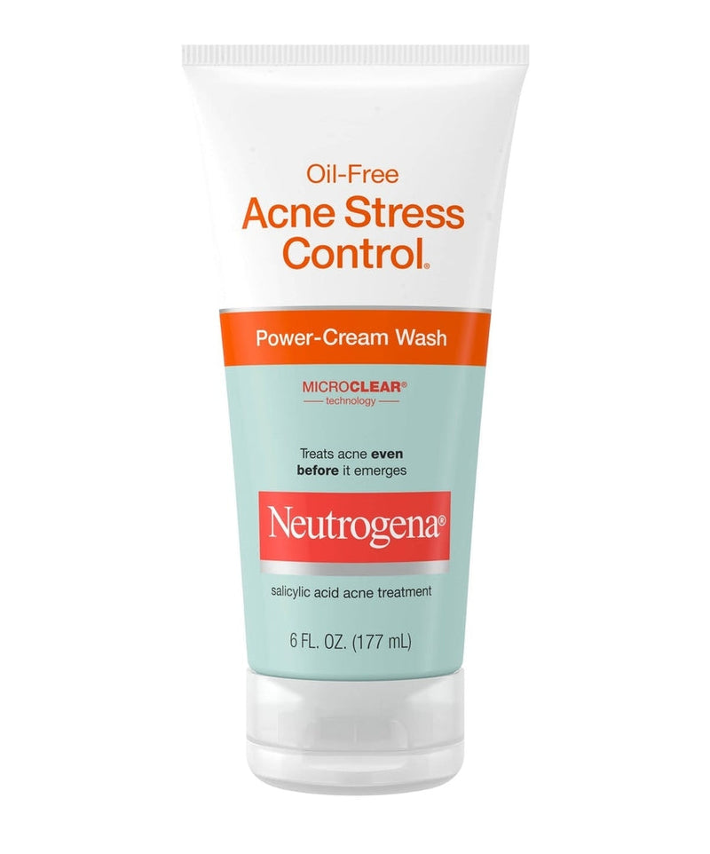 Sabonete Oil-Free Acne Stress Control® Power-Cream Wash Neutrogena 177ml