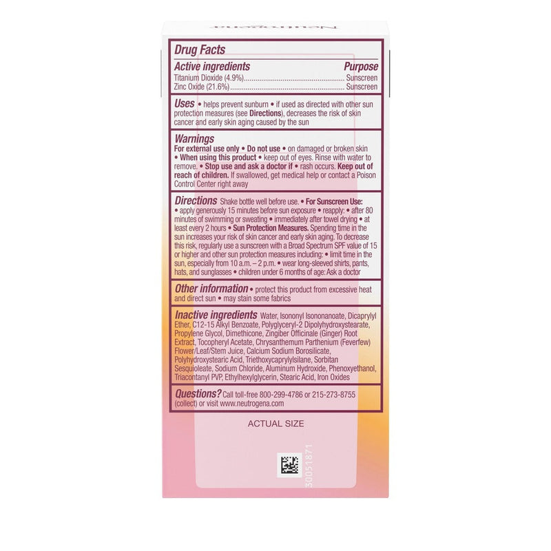 Loção Protetora Facial Mineral Neutrogena ® Purescreen+ FPS 30 40ml