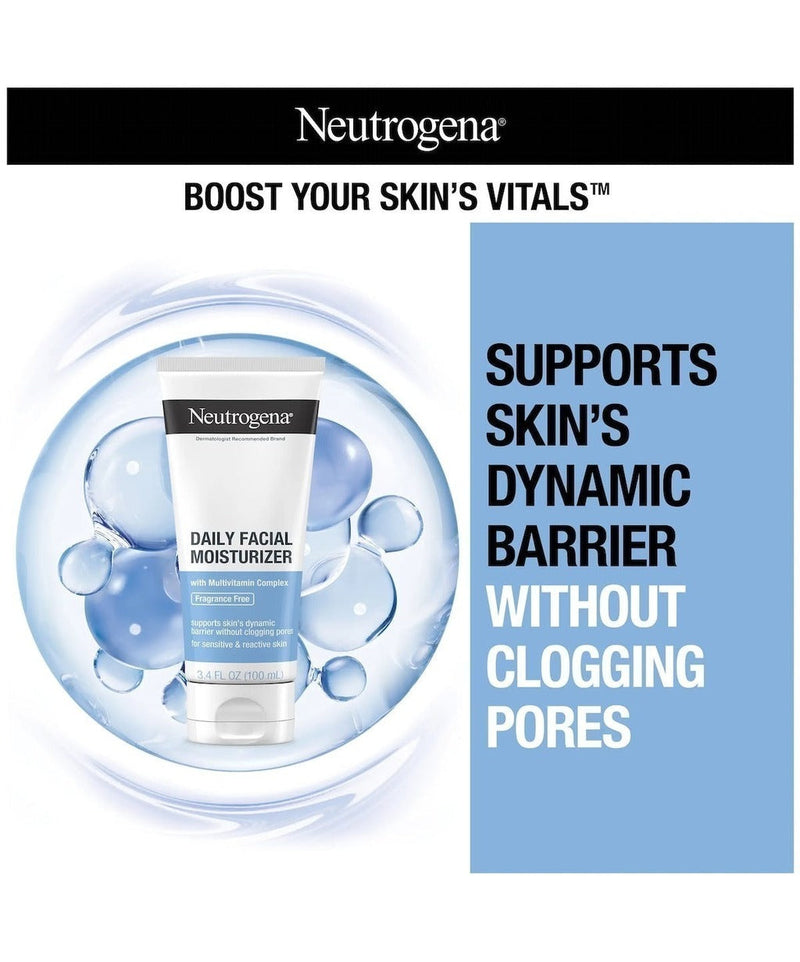 Creme Facial Neutrogena Hidratante Diário Sem Fragrância 100ml
