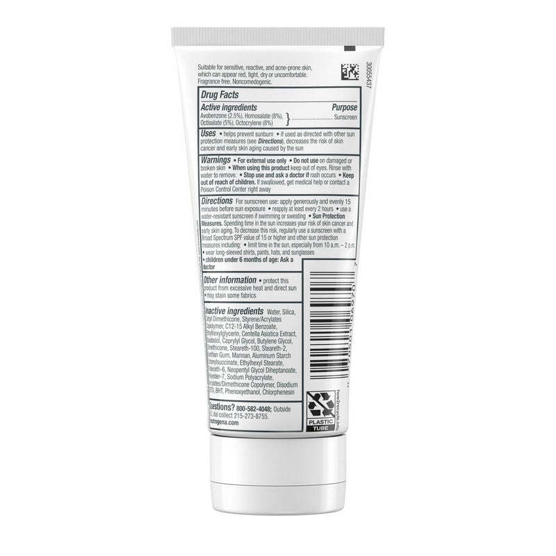 Creme Neutrogena Ultra Gentle Daily Facial Moisturizer SPF 30 100ml