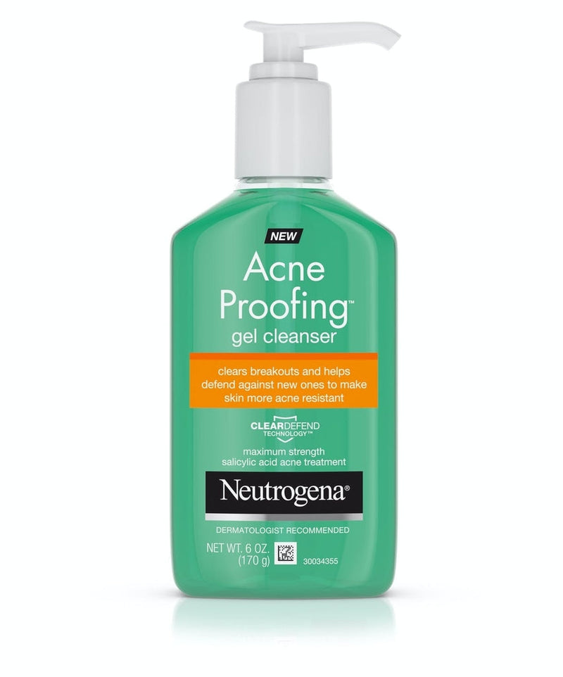 Sabonete Gel Contra Acne com Ácido salicílico Acne Proofing Gel Facial Cleanser with Salicylic Acid Neutrogena 170g