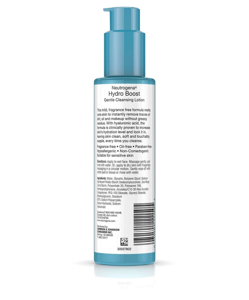 Hydro Boost Loção de Limpeza Suave Neutrogena® Gentle Cleansing Lotion 162ml