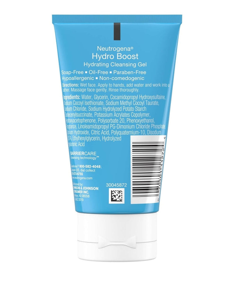 Demaquilante Neutrogena® Hydro Boost Cleansing Gel & Oil-Free Makeup Remover with Hyaluronic Acid