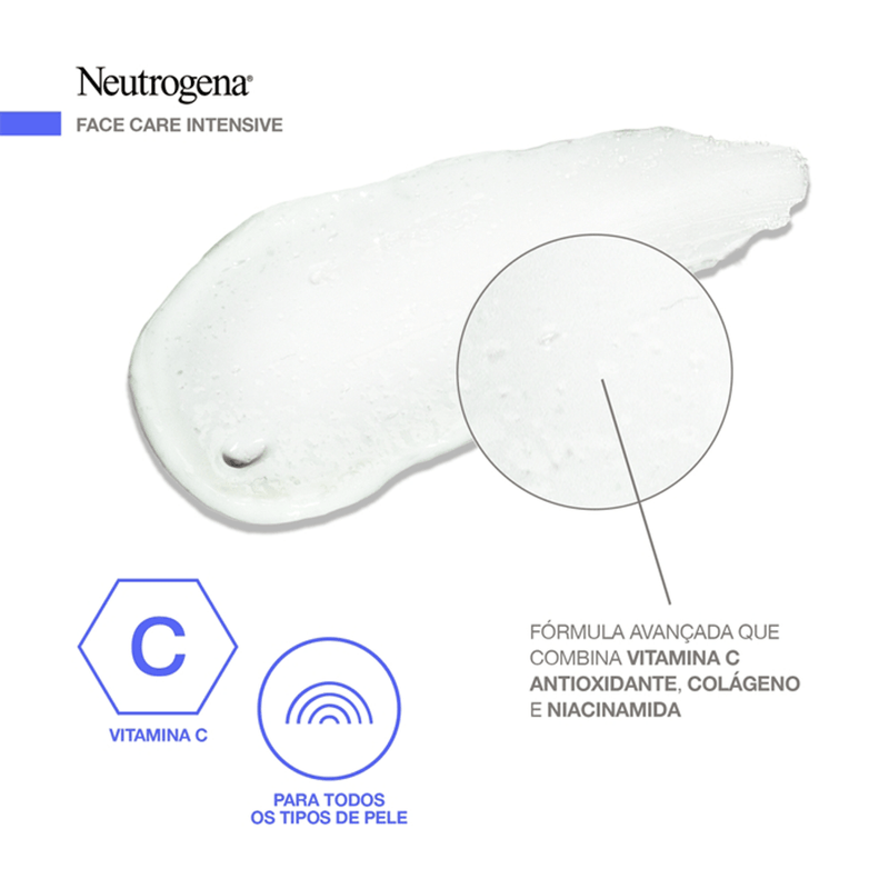 Creme Facial Neutrogena Antissinais Face Care Intensive Oil Free FPS22 100g