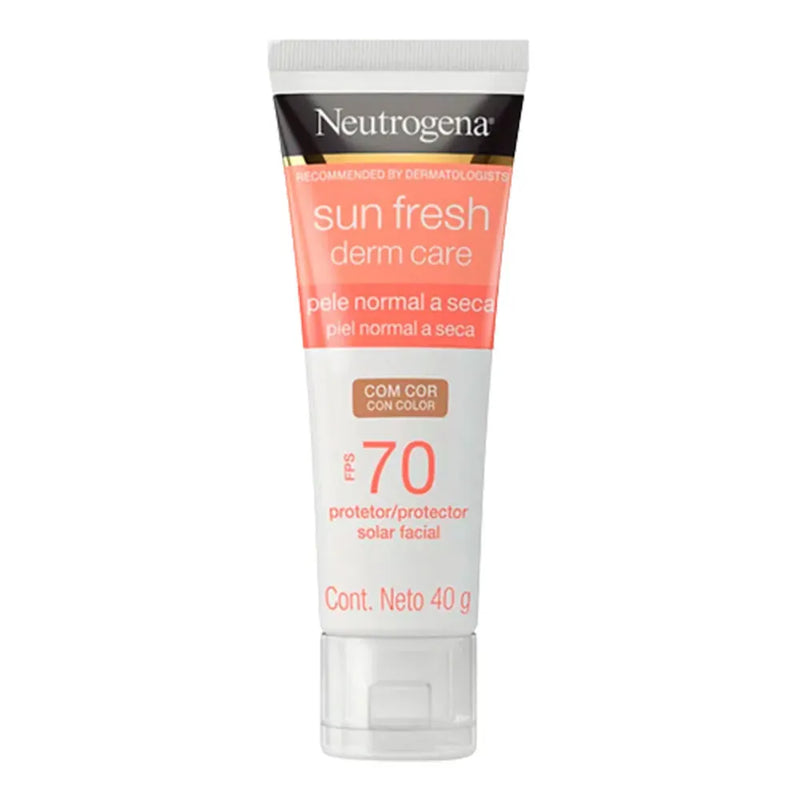 Protetor Solar Facial Neutrogena Sun Fresh Derm Care 70 FPS 40g