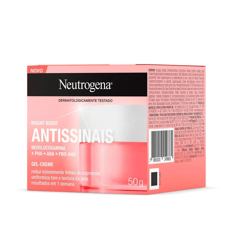 Gel Creme Facial Antissinais Neutrogena Bright Boost 50g