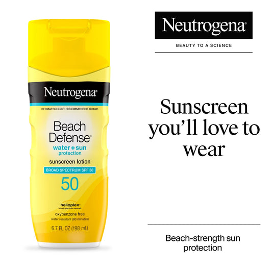Beach Defense® Water + Sun Protection Sunscreen Lotion Broad Spectrum SPF 50 - US 5312