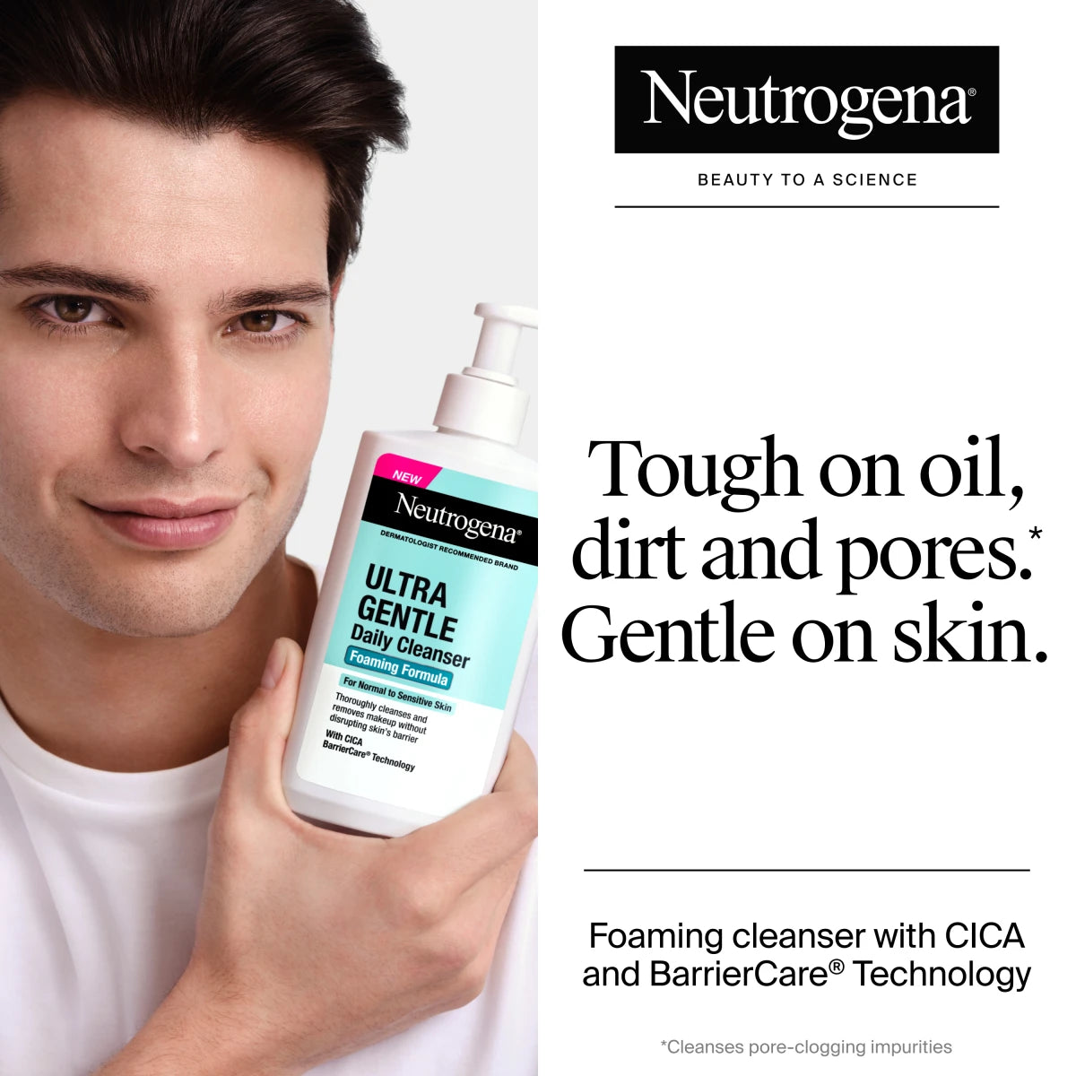 Neutrogena® Ultra Gentle Daily Cleanser, Fragrance Free, 12 Fl. Oz - US 9071