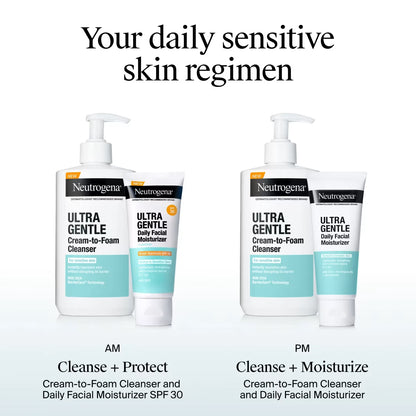 Neutrogena® Ultra Gentle Daily Facial Moisturizer with Broad Spectrum SPF 30, 3.4 Fl. Oz - US 3122
