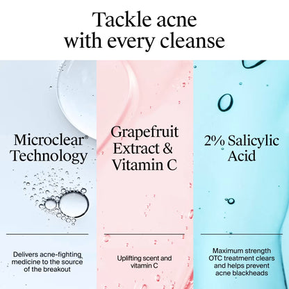 Neutrogena® Oil-Free Acne Wash Pink Grapefruit Facial Cleanser, 9.1 Fl. Oz - US 0641