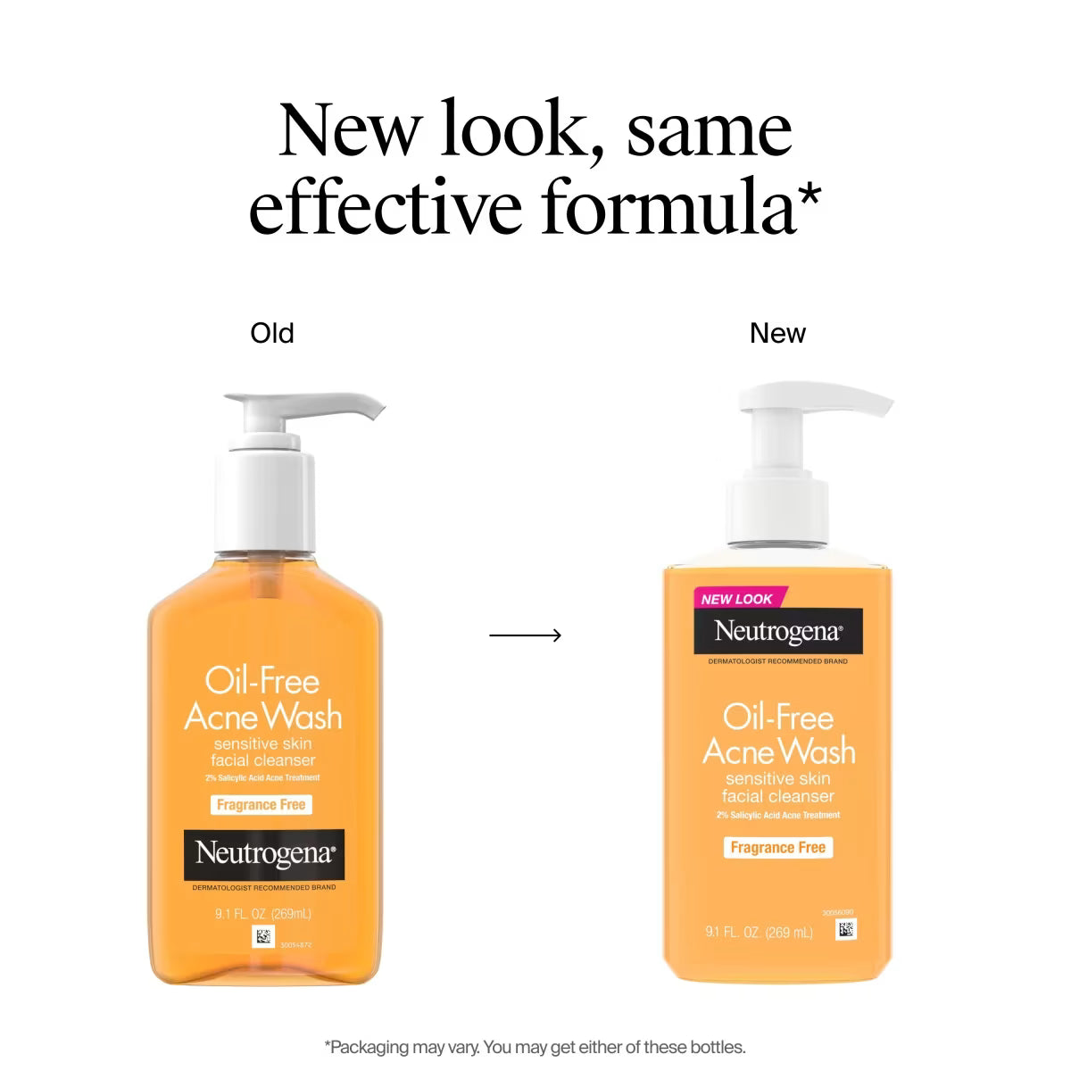 Neutrogena® Oil-Free Acne Wash, Fragrance Free 9.1 FL. Oz - US 6463