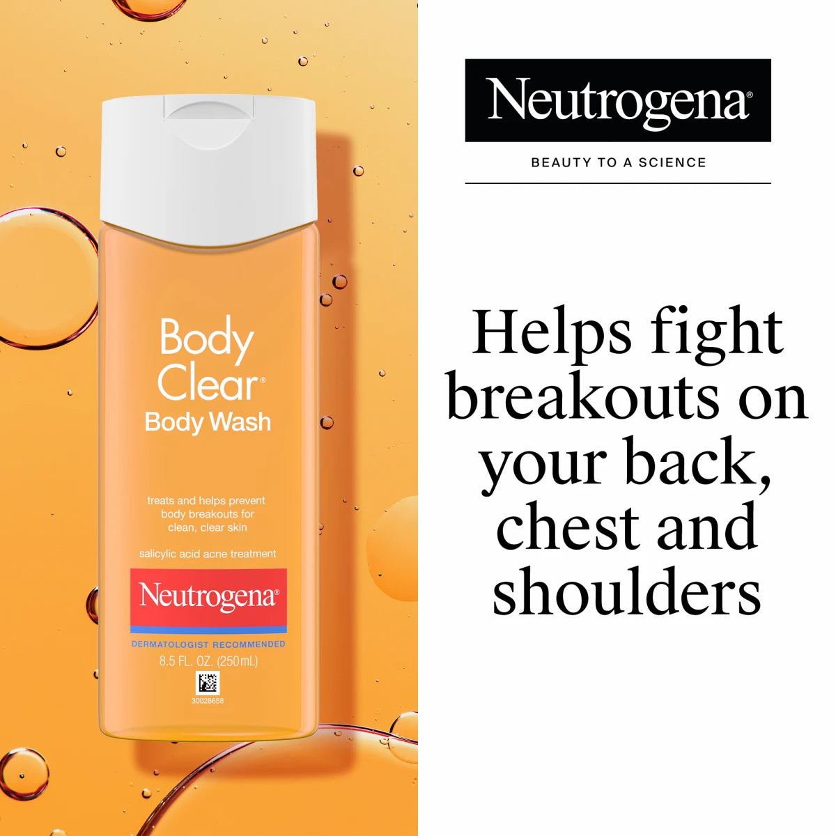 Neutrogena® Body Clear Body Wash, 8.5 Fl. Oz - US 0479