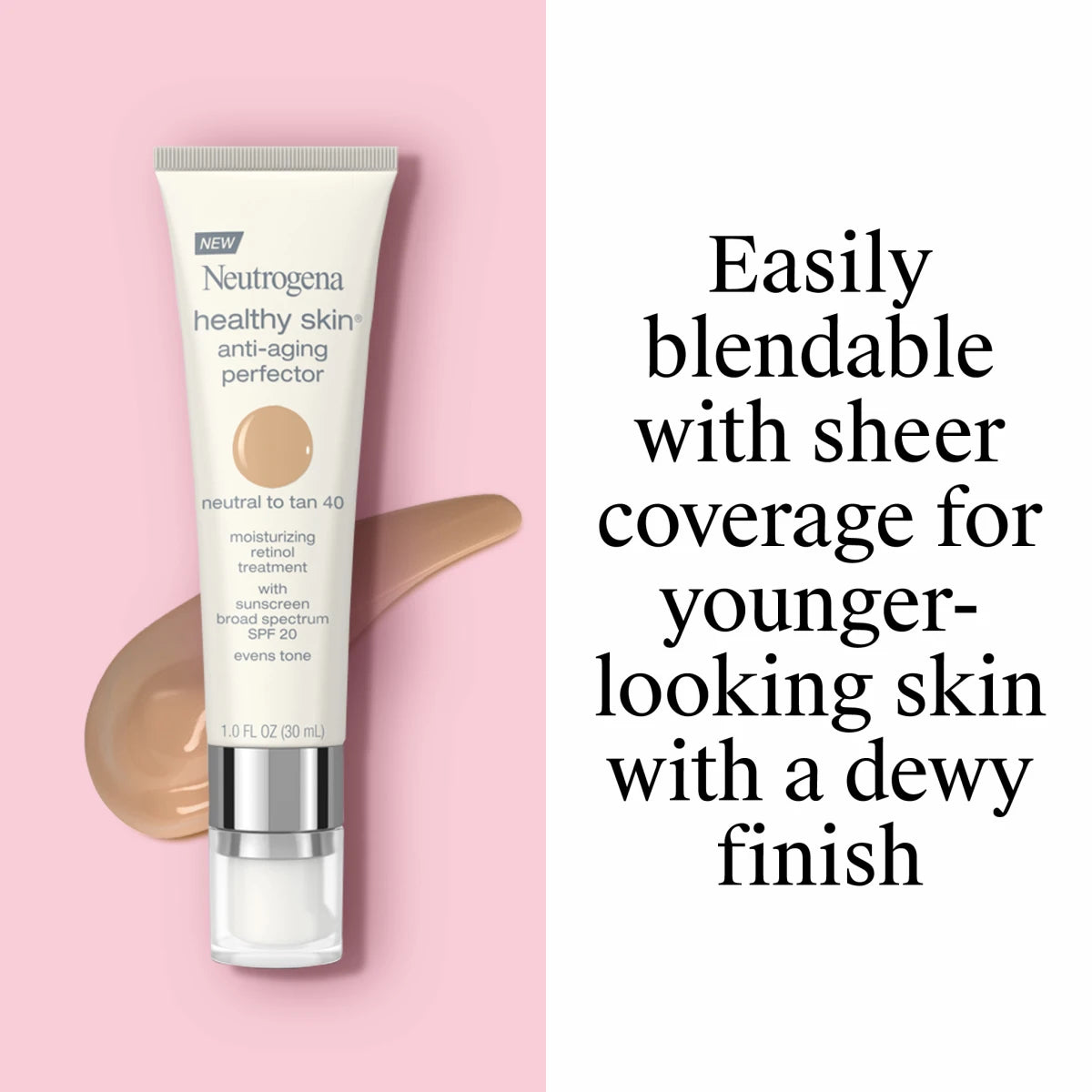 Neutrogena® Healthy Skin Anti-Aging Perfector SPF 20, 40 Neutral to Tan, 1 Fl. Oz - US 5056