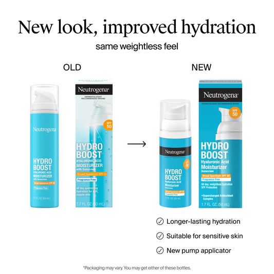 Neutrogena® Hydro Boost SPF 50 Hyaluronic Acid Moisturizer, 1.7 Fl. Oz - US 6785