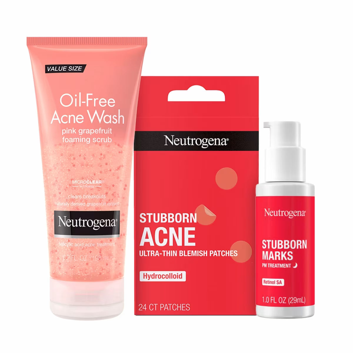 Neutrogena® Oil-Free Acne Wash Pink Grapefruit Acne Wash Foaming Scrub, 6.7 Fl. Oz - US 1184