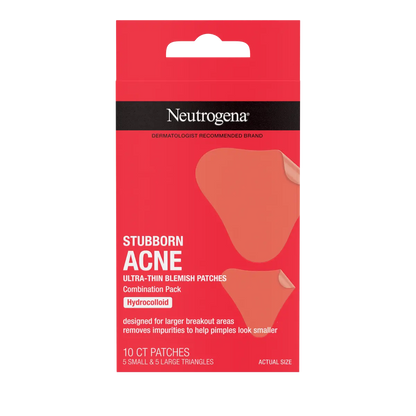 Neutrogena® Stubborn Acne Ultra-Thin Blemish Patches, Combination Pack, 10 Patches - US 8643