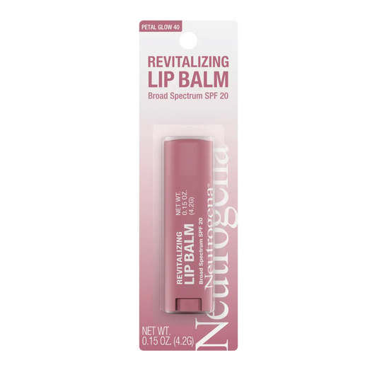Neutrogena Revitalizing Lip Balm SPF 20, Sheer Petal Glow 40, .15 Oz - US 3161