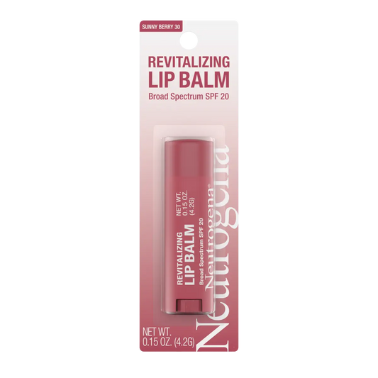 Neutrogena Revitalizing Lip Balm SPF 20, Sheer Sunny Berry 30, .15 Oz - US 2513