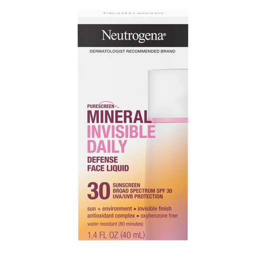 Neutrogena® Purescreen+ Invisible Daily Defense Mineral Face Liquid With SPF 30 - US 4319