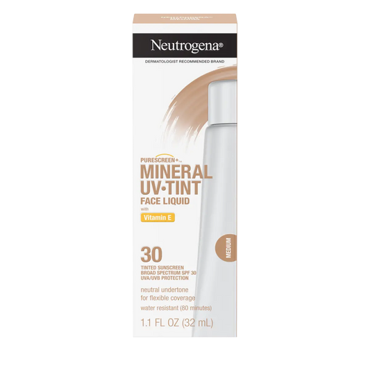 Neutrogena® Purescreen+™ Mineral UV Tint Face Liquid Sunscreen - Medium - US 0359
