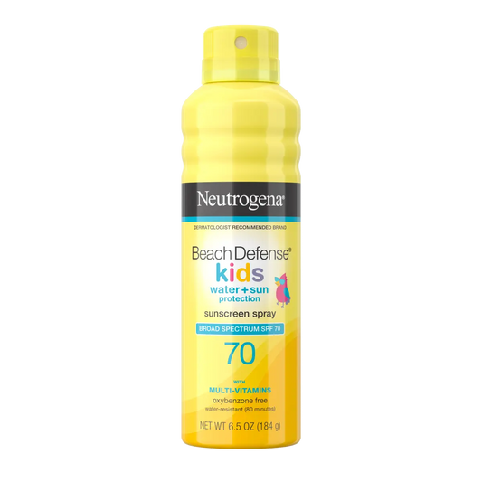Neutrogena® Beach Defense Kids Sunscreen Spray Broad Spectrum SPF 70, 6.5 Oz - US 7499