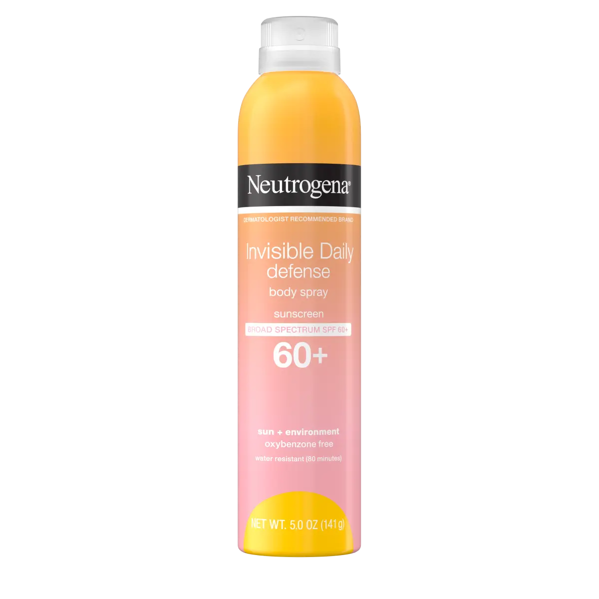 Neutrogena® Invisible Daily Defense Body Spray Sunscreen Broad Spectrum SPF 60+, 5.0 Oz - US 4249