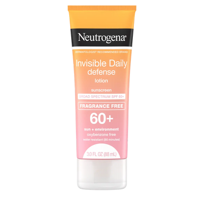 Neutrogena® Invisible Daily Defense Sunscreen Lotion Broad Spectrum SPF 60+ Fragrance Free, 3.0 Fl. Oz - US 6181