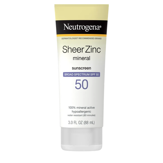 Neutrogena® Sheer Zinc Dry-Touch Sunscreen Broad Spectrum SPF 50, 3 Fl. Oz - US 6007