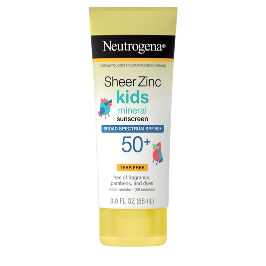Sheer Zinc Kids Mineral Sunscreen Broad Spectrum SPF 50+ - US 5344