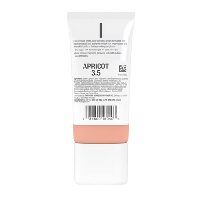 Neutrogena® Clear Coverage Flawless Matte CC Cream, Apricot 3.5, 1 Oz - US 6364